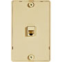 301-094IV - 4C UL Telephone Wall Plate