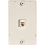 301-094WH - 4C UL Telephone Wall Plate