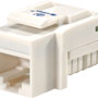 310-140WH - CAT 6 Keystone Jack 60 Degree