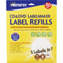 3202-0412 - White Matte CD Label Refills