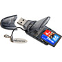 3252-7904 - TravelCard SDHC Memory Card with SDHC TravelDrive Convertible Card Reader Kit