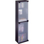 3843-5388 - Oskar Wood Cabinet with Frosted Glass Doors