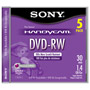 DMW-30/5 - 8cm Single Sided DVD-RW