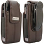 81694RIM - Leather Vertical Pouch with Belt Clip