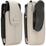 81695RIM - Leather Vertical Pouch with Belt Clip