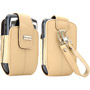 81789RIM - Blackberry Leather Vertical Tote with Wrist Strap for 8700 8800 Series
