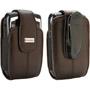 82113RIM - Leather Vertical Pouch with Belt Clip for 8700 8800 Series