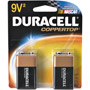 9V/2 DURACELL - 9V Alkaline Battery Retail Pack