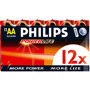 AA12 PHILIPS - AA Alkaline Batteries Bulk Packs