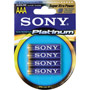 AAA4 SONY - Stamina Platinum AAA Akaline Batteries