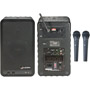 APS-25-VH1/A3 - Single-Channel VHF Powered Speaker System with Wireless Mics