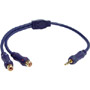 ARX-MA302 - Stereo Y-Adapter Cable 3.5mm Male to 2 RCA Females