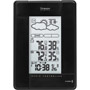 BAR-388HGA-BLACK - Wireless Weather Station with Humidity Display and Atomic Clock