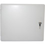 C-0112HC - Hinged Metal Structured Wiring Panel Cover with Lock