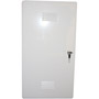 C-0128HC - Hinged Metal Structured Wiring Panel Cover with Lock