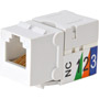 CAT6-WH-JACK - 90 Degree CAT6 Keystone Jack