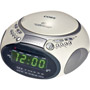 CD-RA145 - Dual Alarm Clock AM/FM Radio with Built-in CD Player
