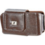 CI-TREO650H-BRN - Leather Horizontal Pouch for Treo 650