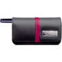 CLP108SB - Universal Clutch Leather Pouch with Red Stripe