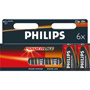 D6 PHILIPS RTL - PowerLife Alkaline Battery Retail Pack