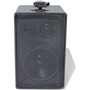 DMS-3TS BLACK - 4'' 3-Way Indoor/Outdoor Weather Resistant Multi-TAP 70 Volt Speaker