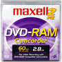 DVD-RAM CAM/PANA/2PK - 8cm DVD-R & DVD-RAM Round Cartridges for DVD Camcorders