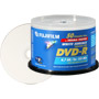 DVD-RPTW/50 - Write-Once DVD-R Spindle with White Thermal Printable Surface