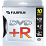 DVD+R16X/10 - 16x DVD+R Spindle with Hang Tab