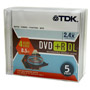 DVD+R85AS5 - 2.4X Double Layer Write-Once DVD+R