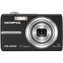 FE-240BLK - 7.1MP Super-Slim Camera with 5x Optical Zoom and 2.5'' LCD