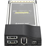 GUF202 - 4-Port USB 2.0 and Firewire CardBus Card