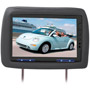 HD-95 BK - 9.5'' Widescreen Headrest Monitor with Dual Channel IR Transmitter