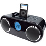 I166-BLK - Stereo iPod Dock with Dual Alarm Clock System