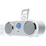 I166-WHT - Stereo iPod Dock with Dual Alarm Clock System