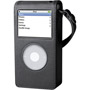 I606A-BLK - Leather Case with Built-In Battery for 5G iPod