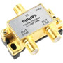 M62800 - Gold High-Isolation 2-Way Splitter with Maximum Signal Transfer