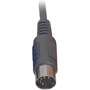 MID-303BK - Standard MIDI Cable with Molded Plugs