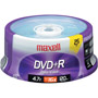 MXL-DVD+R/25PTC - 16x Print To Center Write-Once DVD+R Spindle