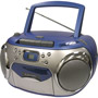 PD6548BL - Portable CD Boombox with AM/FM and Cassette