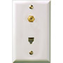 PH61030 - RG59 and RJ11 Wall Plate