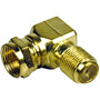 PH61037 - RG59 Gold-Plated F Connector Right-Angle Adapter