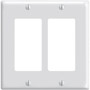 R42-80409-00W - Double-Gang Wall Plate