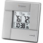 RAR-381BLR-SILVER - Wireless Indoor/Outdoor Thermometer with Digital Clock