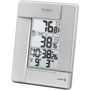 RMR-383HGA-SILVER - Wireless Indoor/Outdoor Thermometer with Humidity and Atomic Clock