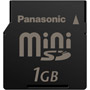 RP-SS01GBU1K - 1GB miniSD Memory Card