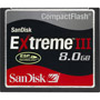 SDCFX3-8192-901 - 8GB Extreme III High-Performance CompactFlash Memory Card