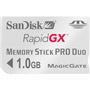SDMSGX3-1024-A10 - RapidGX Memory Stick PRO Duo Gaming Memory Card