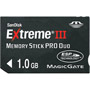 SDMSPDX3-1024-901 - Extreme III High-Performance Memory Stick PRO Duo Memory Card