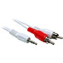 SJM2114 - 3.5mm Stereo Mini to Dual-RCA Cables