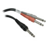 STP-201 - 1/4'' TRS Male to Two 1/4'' TS Male Send/Return Cable